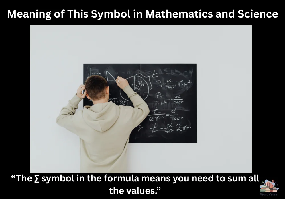 Meaning of This Symbol in Mathematics and Science