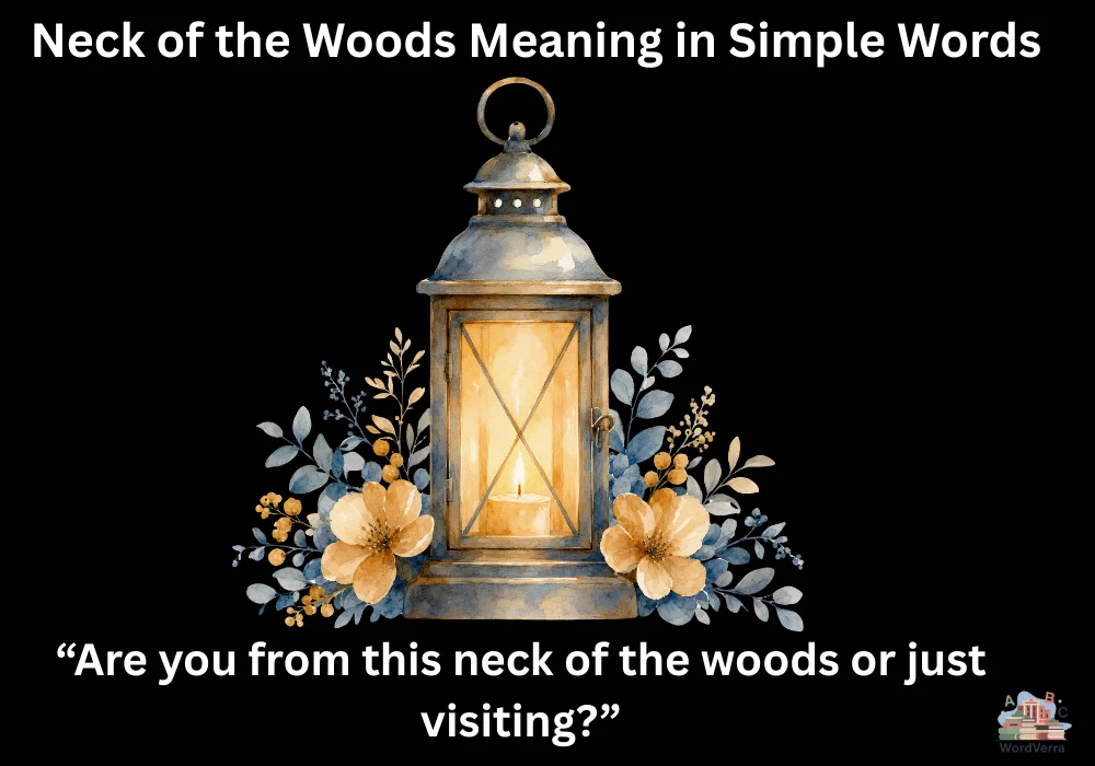 Neck of the Woods Meaning in Simple Words