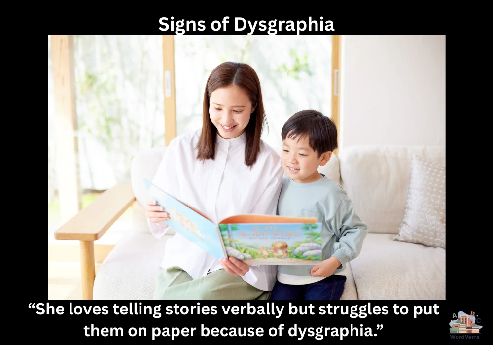 Signs of Dysgraphia
