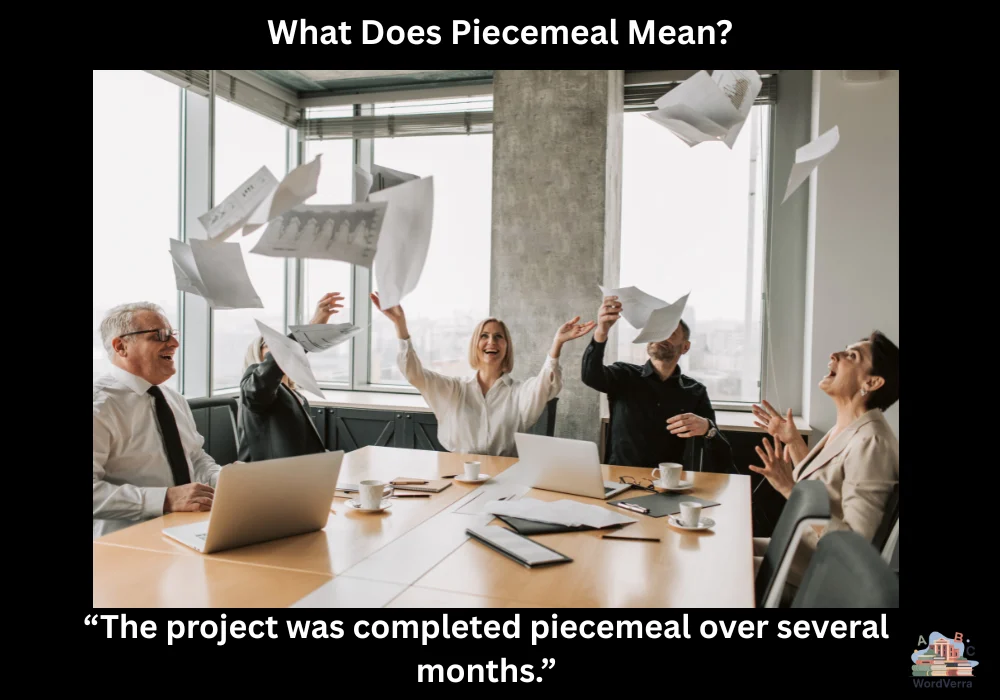 What Does Piecemeal Mean?