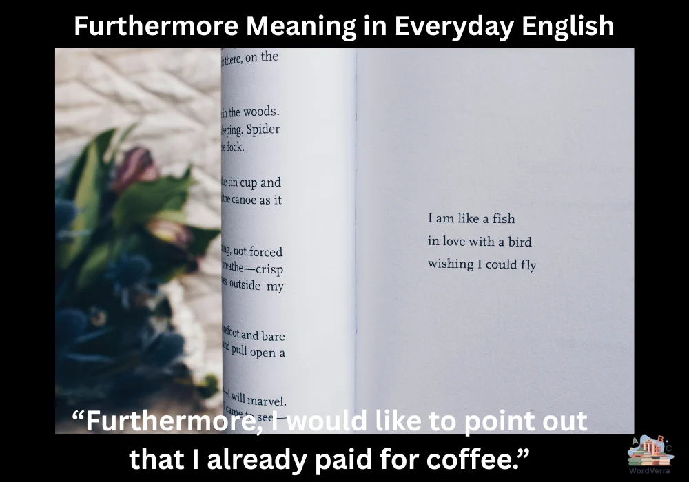 Furthermore Meaning in Everyday English