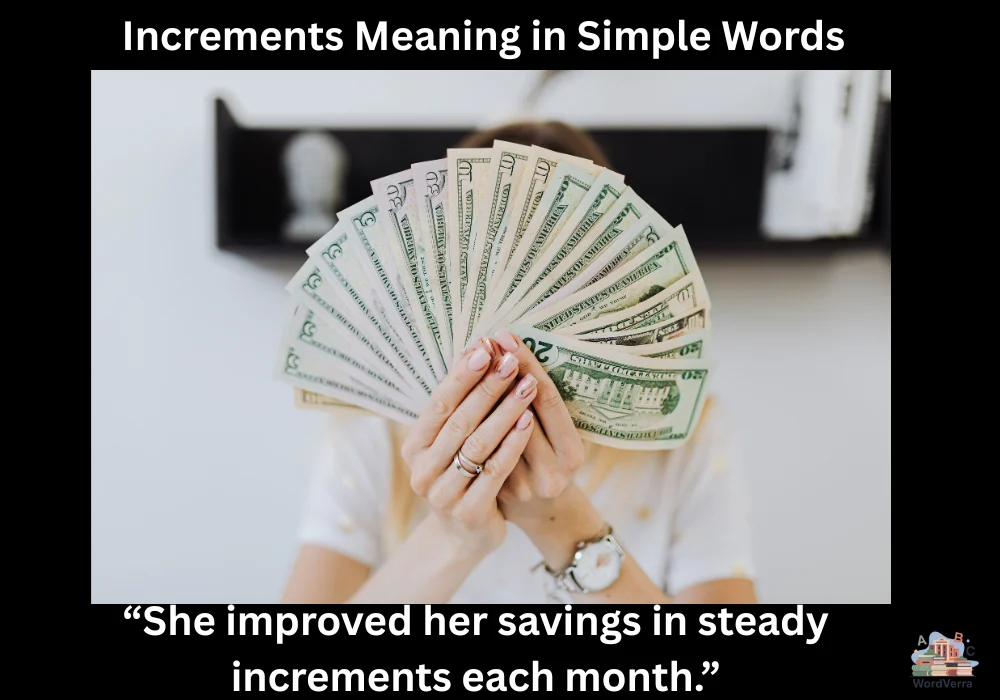 Increments Meaning in Simple Words