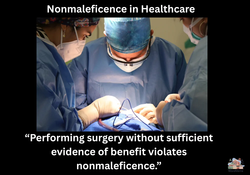 Nonmaleficence in Healthcare
