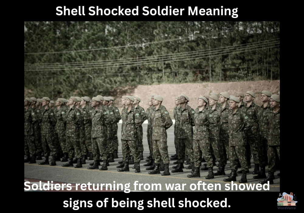 Shell Shocked Soldier Meaning