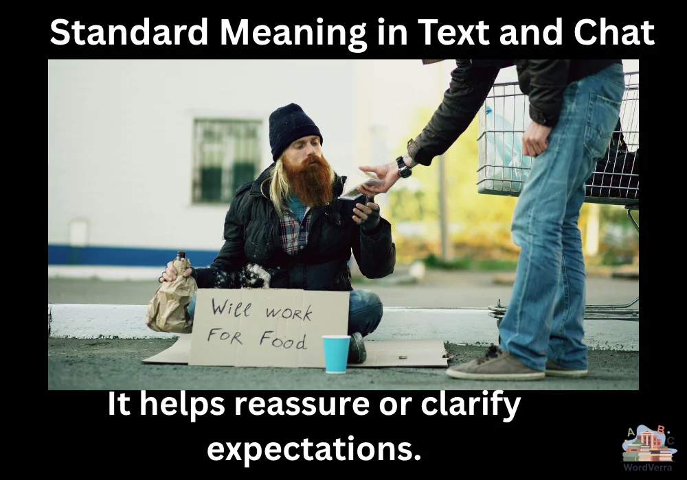 Standard Meaning in Text and Chat