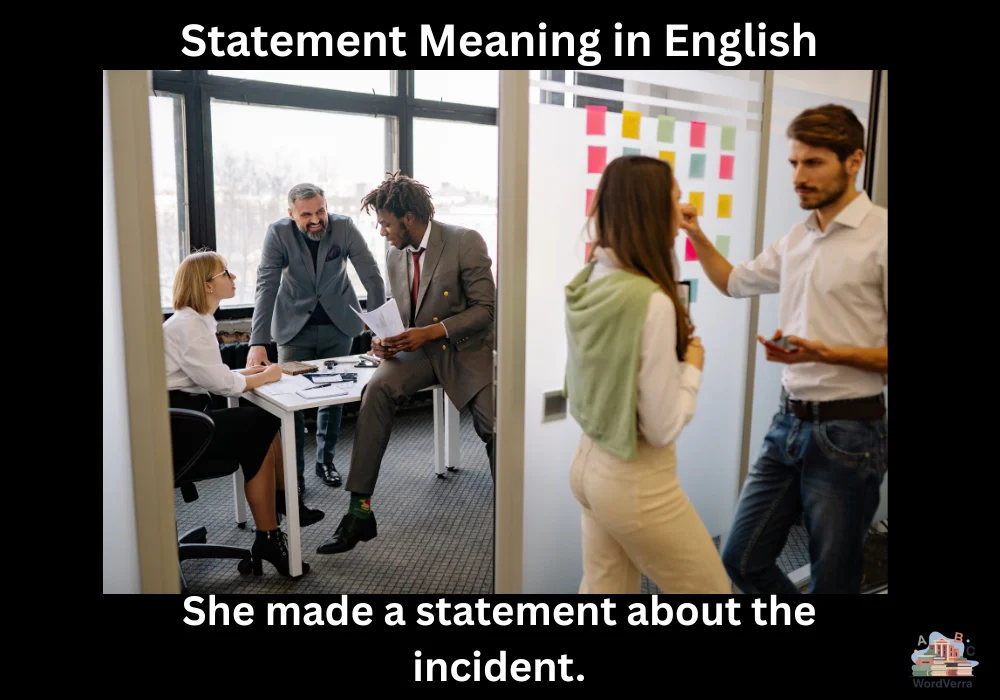 Statement Meaning in English