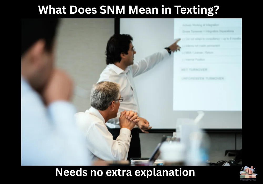 What Does SNM Mean in Texting?