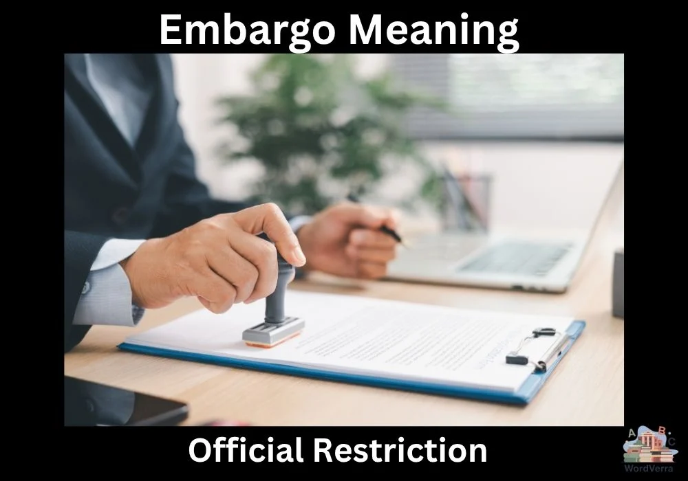 Embargo Meaning