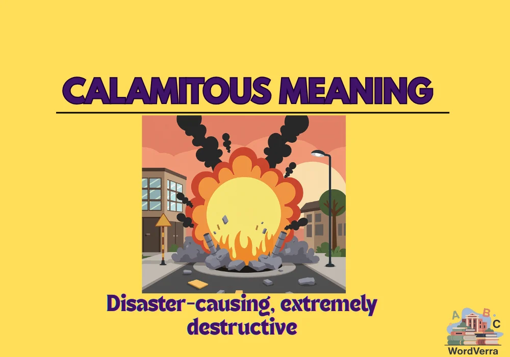 Calamitous Meaning: Definition, Usage, and Examples 2026