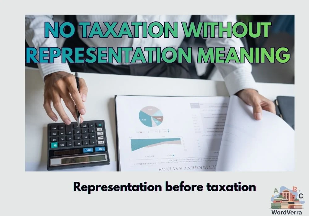 No Taxation Without Representation Meaning