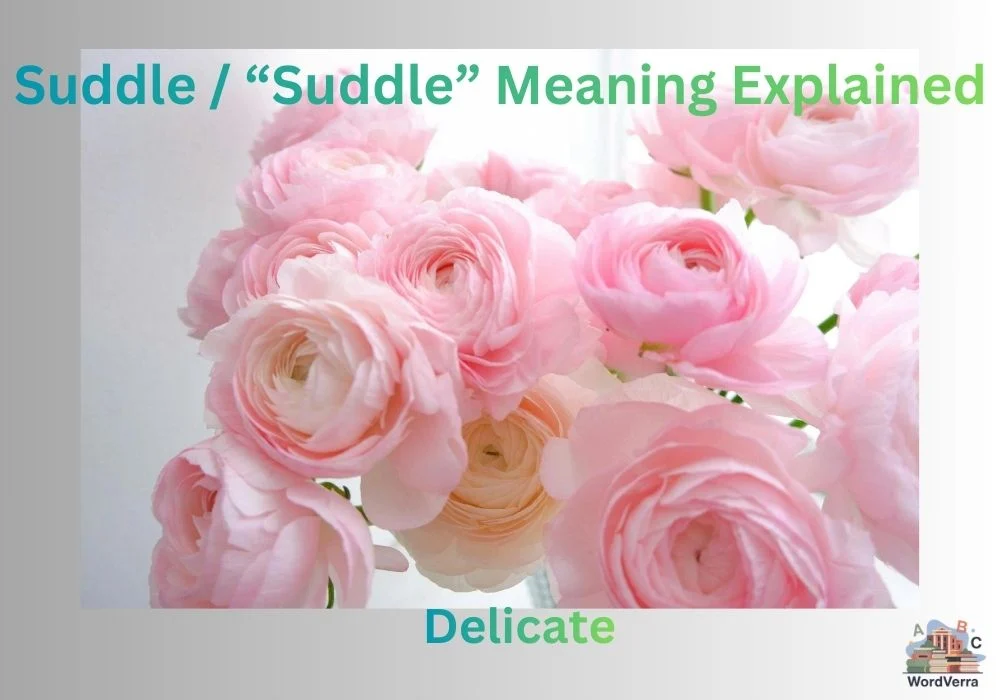 Suddle / “Suddle” Meaning Explained