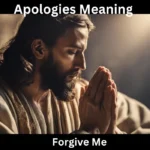 Apologies Meaning
