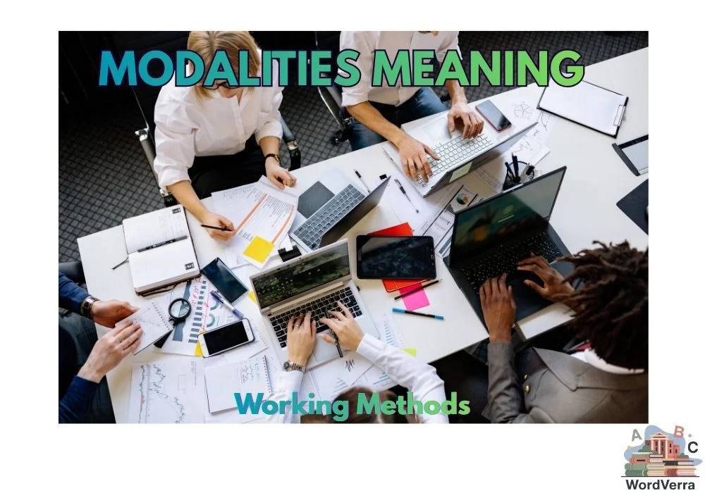 Modalities Meaning