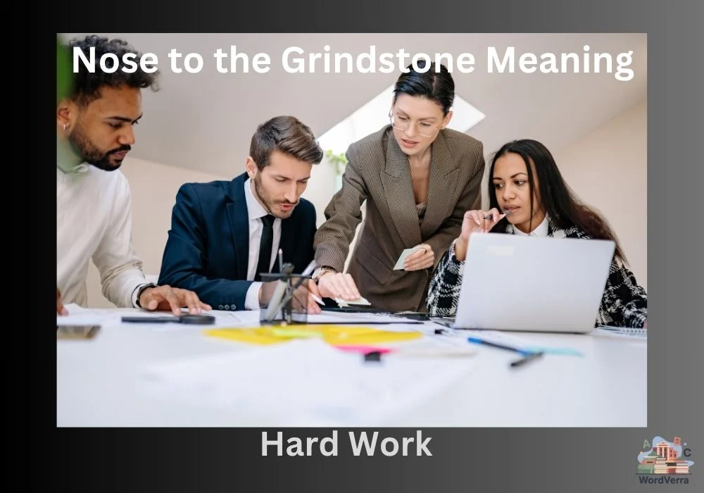 Nose to the Grindstone Meaning
