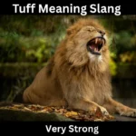 Tuff Meaning Slang