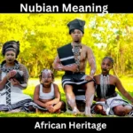 Nubian Meaning
