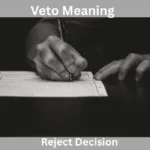 Veto Meaning