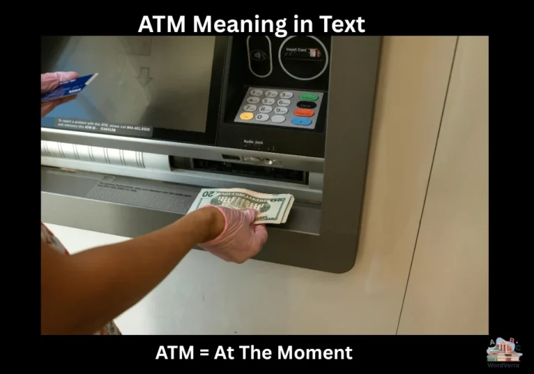 ATM Meaning in Text
