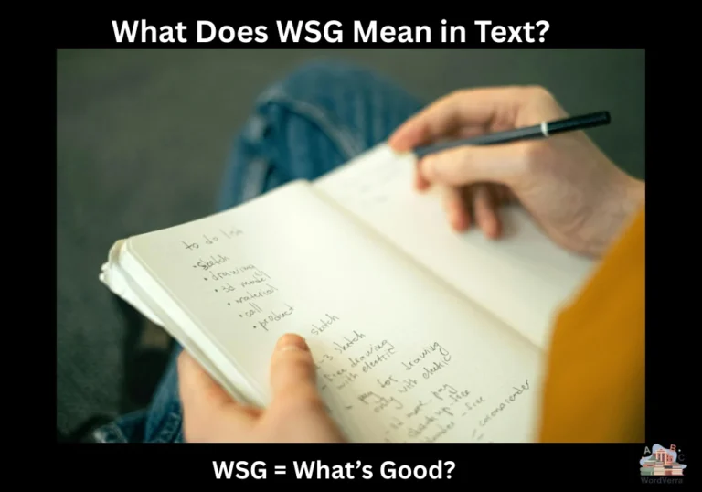 What Does WSG Mean in Text?
