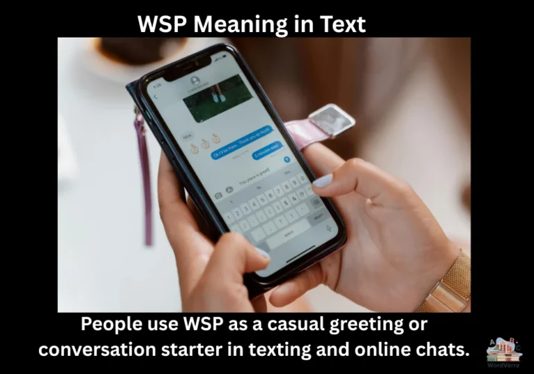 WSP Meaning in Text
