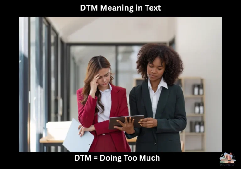 DTM Meaning in Text