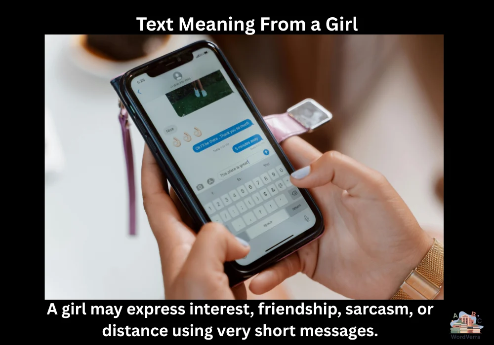 Text Meaning From a Girl