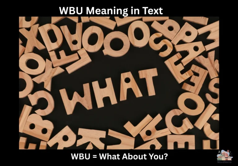 WBU Meaning in Text